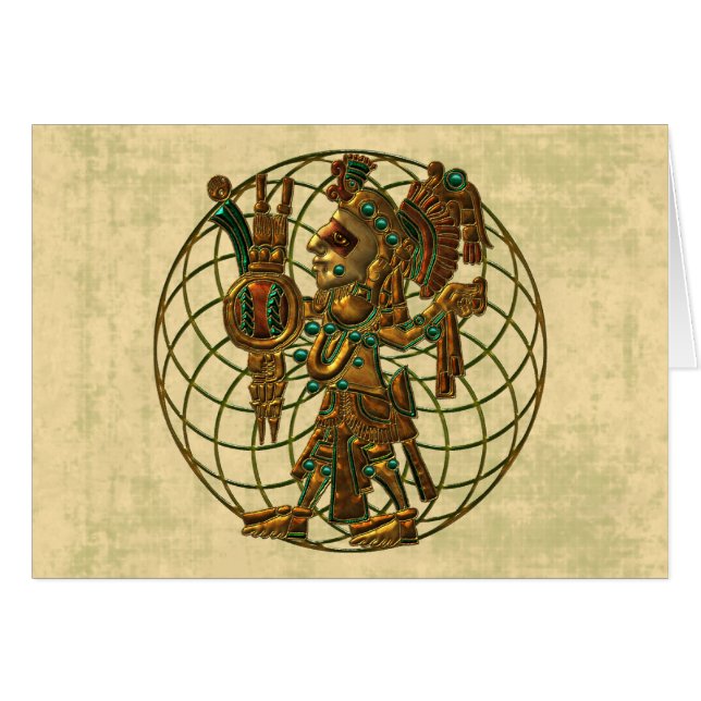 Mayan Deity 2 (Front Horizontal)