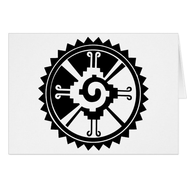 Mayan Deity Symbol Hunab Ku (Front Horizontal)