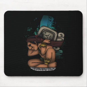 Mayan God Mouse Pad