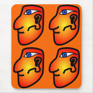 Mayan Head Mousepad