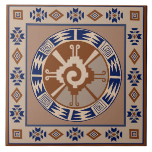 Mayan Hunab Ku Celestial Ceramic Tile