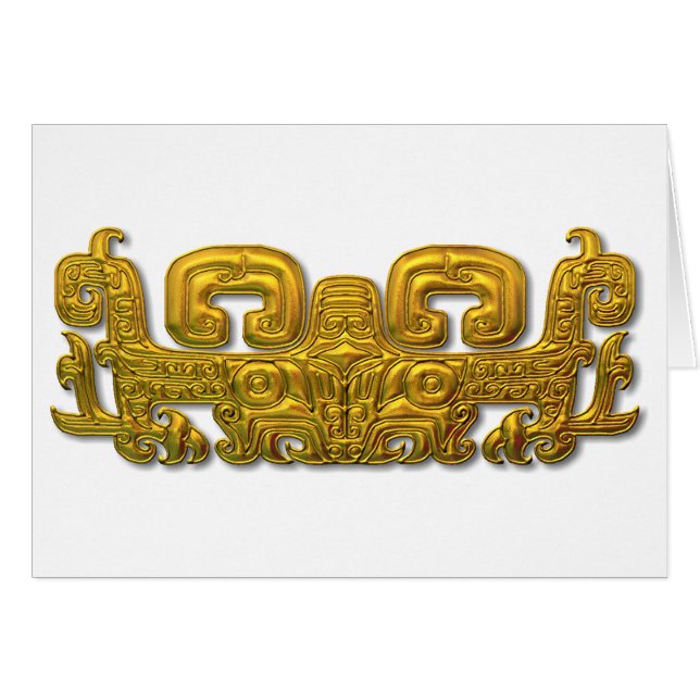 Mayan Jaguar - Gold (Front Horizontal)