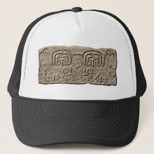 Mayan Jaguar-stone Trucker Hat