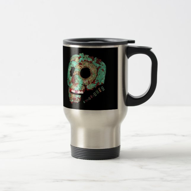 Mayan Mask-2012 Travel Mug (Right)