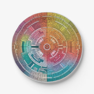 Mayan Mosaic Marvel 02 Paper Plate