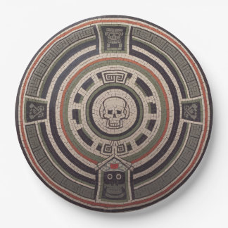 Mayan Mosaic Marvel Paper Plate