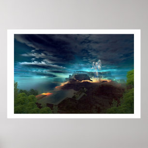 MAYAN  MYSTERY  PRINT