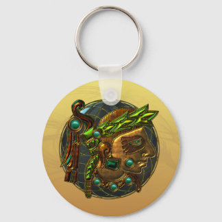 Mayan Ornament 4 Key Ring
