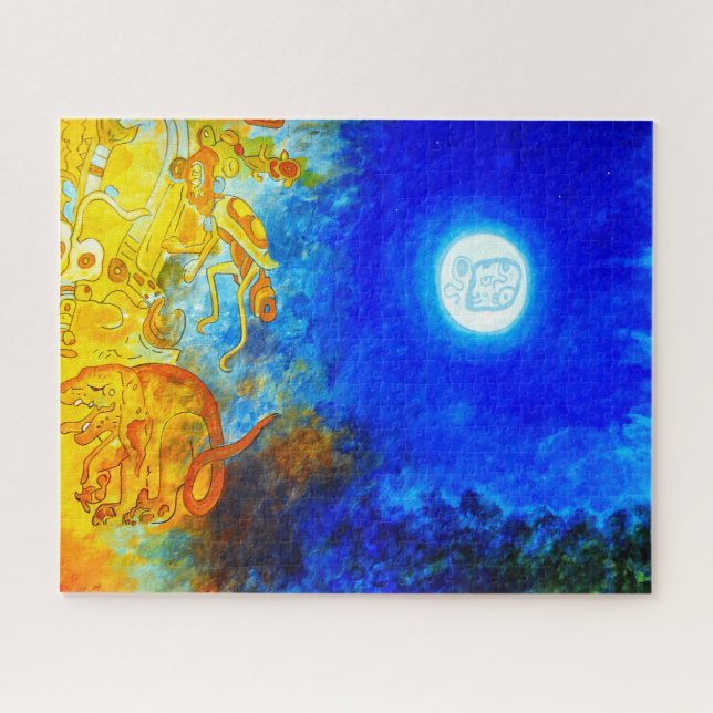 Mayan Painting Jigsaw Puzzle (Horizontal)