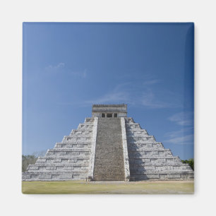 Mayan Pyramid, Morning in March Magnet