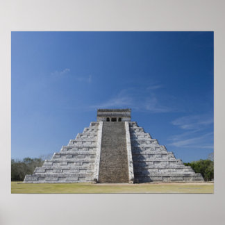 Mayan Pyramid, Morning in March Poster