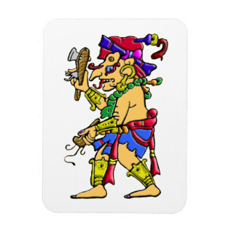 Mayan rain god Chac Magnet
