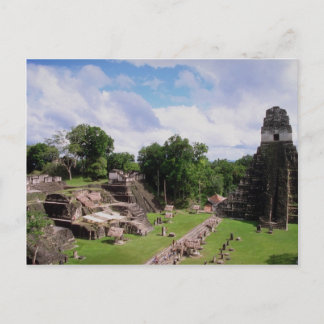 Mayan remains, Tikal, Guatemala Postcard