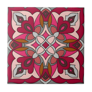mayan rose red texture tiles
