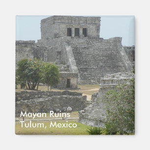 Mayan Ruins at Tulum, Mexico Magnet