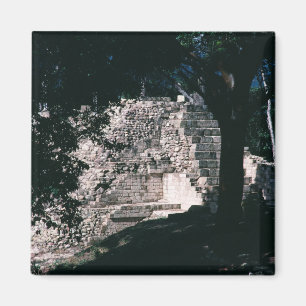 Mayan Ruins Copan City Honduras Photo Designed Magnet