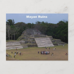 Mayan Ruins Postcard