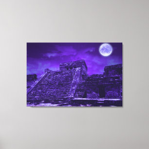 Mayan Ruins   Tulum Mexico Canvas Print
