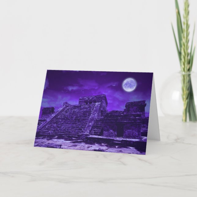 Mayan Ruins | Tulum Mexico Card (Front)