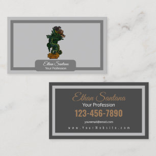 Mayan Serpent God Business Card