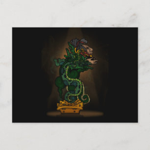 Mayan Serpent God Postcard