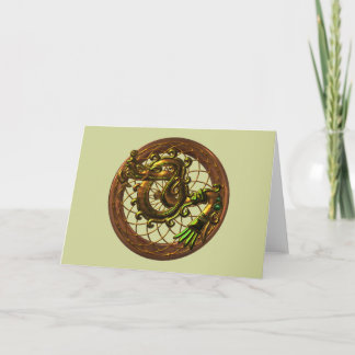 Mayan Snake Card