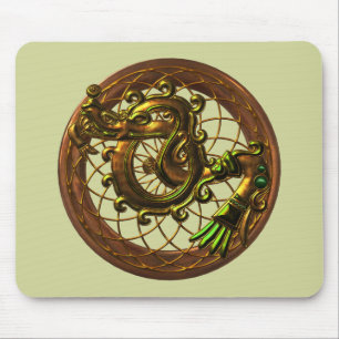 Mayan Snake Mouse Pad