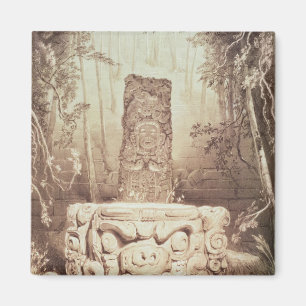 Mayan temple, Honduras Magnet