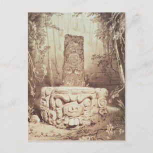 Mayan temple, Honduras Postcard