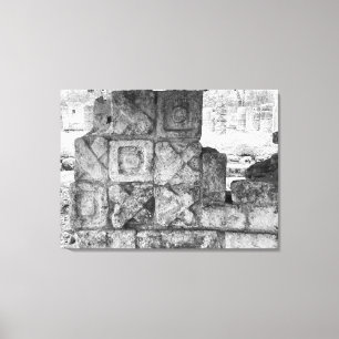 Mayan Tic-Tac-Toe? Canvas Print