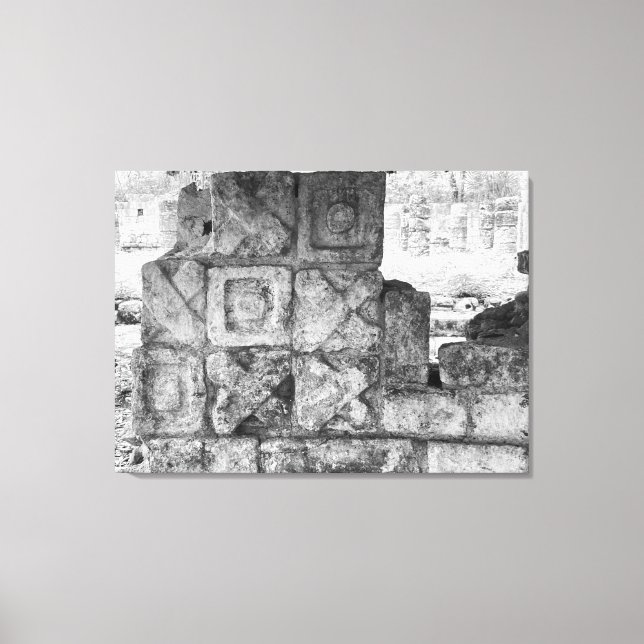 Mayan Tic-Tac-Toe? Canvas Print (Front)