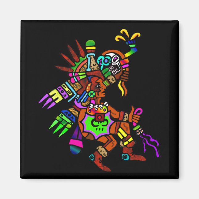 Mayan Trance Dance Magnet (Front)