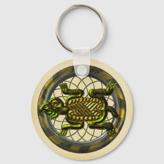 Mayan Turtle Key Ring