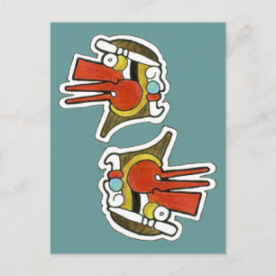 Mayan Wind Symbol Postcard