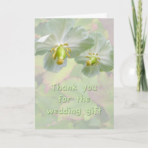 Mayapple Thank You Wedding Gift Card