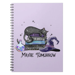 Maybe Tomorrow – Black Cat, Books & Witchy Vibes