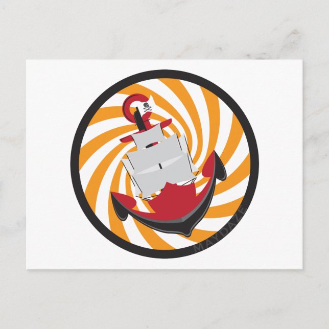 maydaze dizzy anchor postcard (Front)