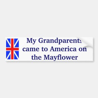Mayflower Bumper Sticker
