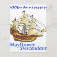 Mayflower Descendant Sailing Ship Anniversary