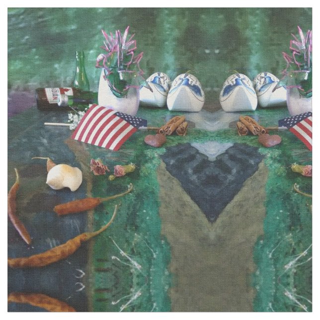 MAYFLOWER History Fabric (Close Up)