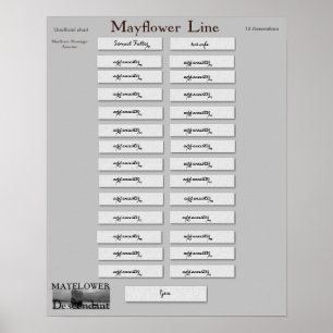 Mayflower Line - Samuel Fuller Poster