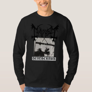 Mayhem Deathcrush Original Front & Back Print Blac T-Shirt