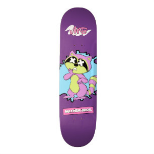 MAYHEM THE RACCOON SKATEBOARD
