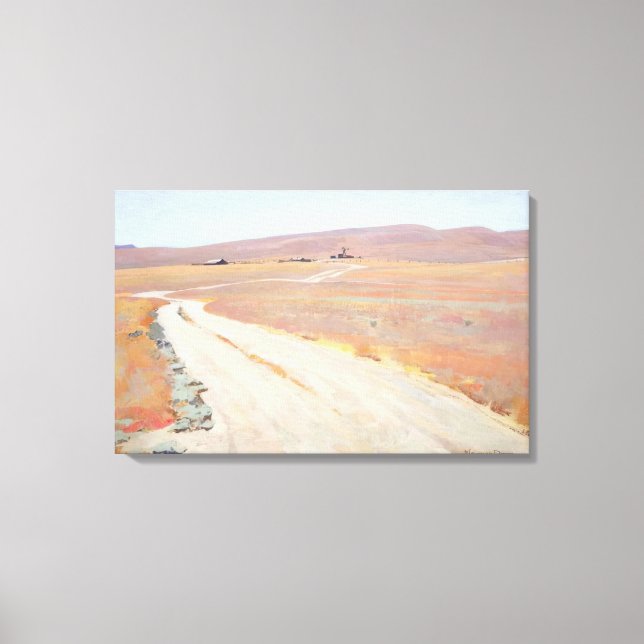 Maynard Dixon - ABANDONED RANCH 1935 Canvas Print (Front)