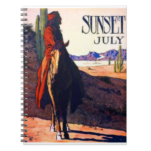 Maynard Dixon Sunset July Notebook