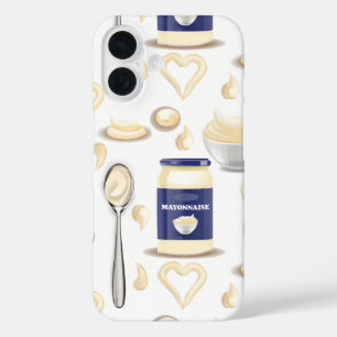mayo mayonnaise condiment creamy spread sauce  iPhone 16 case