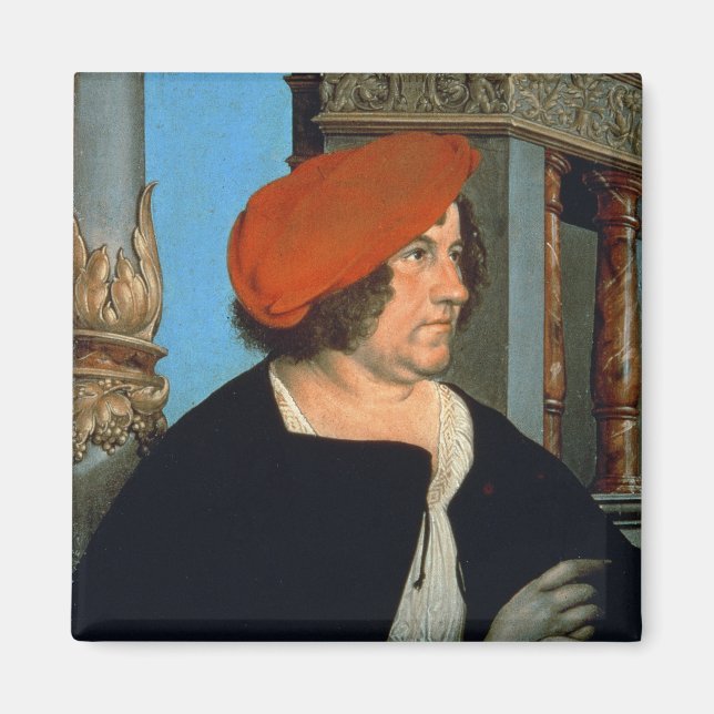 Mayor Jakob Meyer zum Hasen, 1516 (tempera on lime Magnet (Front)