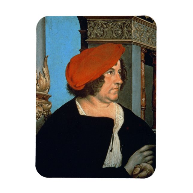 Mayor Jakob Meyer zum Hasen, 1516 (tempera on lime Magnet (Vertical)