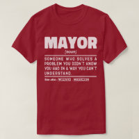 Mayor Noun Definition Funny Politician Dad Worker