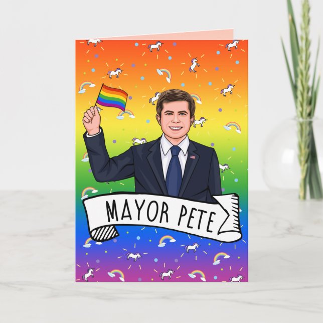 Mayor Pete Pride Card (Front)
